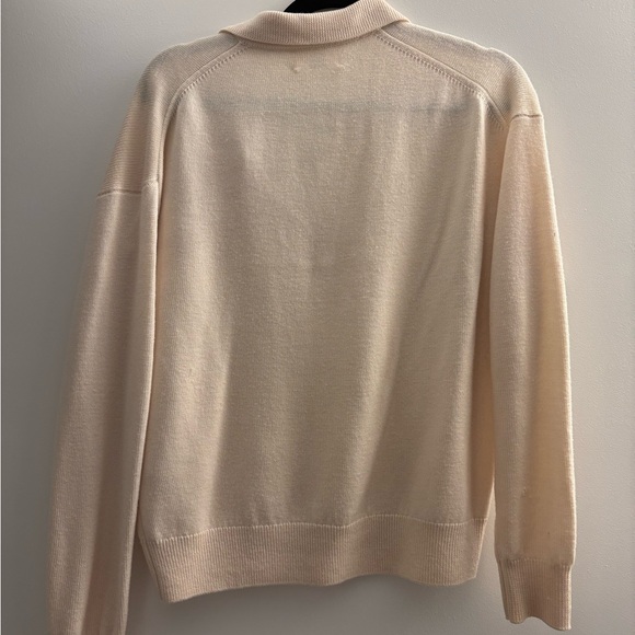Wilfred Cream V-Neck Sweater - Picture 2 of 3